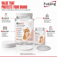 Emballages personnalisés en plastique transparent RPET pour aliments pour animaux de compagnie, étiquettes personnalisées, conformes aux normes alimentaires, recyclables, service d'approvisionnement direct usine, lot de bocaux pour animaux de compagnie avec couvercles