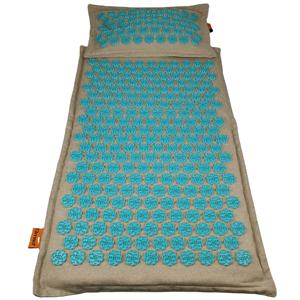 Set Keset Akupresur untuk Relaksasi Menyenangkan, Tikar Akupunktur Katun Linen Organik & Tas Pereda Nyeri Punggung - Product Image 4