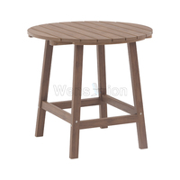 Ensemble de salle à manger d'extérieur, meubles de jardin en plastique et bois, ensemble de meubles de patio, chaise et table en plastique et bois