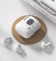 Nuevos auriculares dobles TWS Auriculares Batería larga Dual Dos pares Pantalla digital DX16 Pareja Audifonos Auriculares para juegos