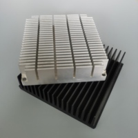 Profilé d'extrusion en aluminium industriel personnalisé avec insert en cuivre, dissipateur thermique 40 mm, boîtier B20B, radiateur de refroidissement