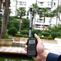 Antena para Walkie Talkie, Portátil, para Exteriores, Telescópica de 93 cm, Táctica, 1 Banda 144/430 MHz, Conector BNC, Ganancia de 3.0/5.5 dBi