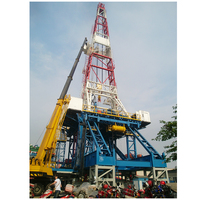Plateforme de forage pétrolier d'occasion ZJ50DB, machine de forage de puits pétroliers conforme aux normes API, disponible à l'exportation, plateforme de forage pétrolier chinoise