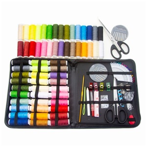 <span class=keywords><strong>Kit</strong></span> <span class=keywords><strong>de</strong></span> Costura y <span class=keywords><strong>Bordado</strong></span> <span class=keywords><strong>de</strong></span> 30 Hilos con Diseño Simple y Componentes <span class=keywords><strong>de</strong></span> Cuero - Juego <span class=keywords><strong>de</strong></span> Herramientas <span class=keywords><strong>de</strong></span> Costura - Product Image 1