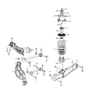 Barre de traction Dodge Journey Chrysler Sebring 200 68079539AF Système de suspension MacPherson - Product Image 4