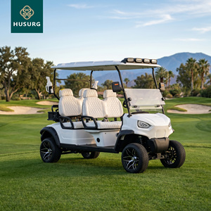 Voiturette <span class=keywords><strong>de</strong></span> <span class=keywords><strong>golf</strong></span> électrique 4 places à châssis en aluminium léger, certifiée CE, facile à transporter et à manipuler, portable pour les villages et les campus - Product Image 1