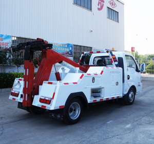 DongFeng Tuyi 5T Tractor remolque camión de auxilio nuevo diseño PLATAFORMA DE RECUPERACIÓN DE tobogán de cama plana Mini furgoneta de carga ligera diésel automática - Product Image 3