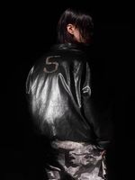 Blouson Bomber Rétro Militaire Noir en Polyester/Coton Imperméable, Forme Baguette, Personnalisé, Vente en Gros OEM, Pas Cher