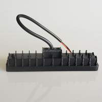 Barre lumineuse de travail LED mince 18 LED pour tout-terrain, camion, moto, lampe de voiture, éclairage d'avertissement, éclairage extérieur automobile, pièces et accessoires de véhicules