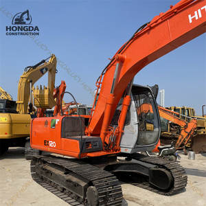 12t utilisé HITACHI EX120-5 pelle Japon importé multifonctionnel Durable 20 tonnes machine d'ingénierie condition stable sur chenilles - Product Image 3