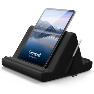 Lamicall Đen 4-góc Tablet PC đứng túi mềm Dock Lap giường bàn gối cho <span class=keywords><strong>iPad</strong></span> Pro 11 không khí <span class=keywords><strong>mini</strong></span> Kindle 4.7-12.9" - Product Image 1