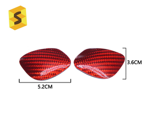 9 coques intérieures de voiture en Fiber de carbone véritable, pour <span class=keywords><strong>Volkswagen</strong></span>, changement de vitesse, couverture de Base - Product Image 5