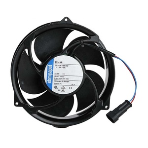 Ventilateur axial de refroidissement pour onduleur électrique, en plastique, <span class=keywords><strong>avec</strong></span> <span class=keywords><strong>prise</strong></span> 17251 24V DC 36W IP20, référence OEM, 17 cm, modèle ebm 6314HR-900 6314HR - Product Image 1