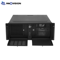 Boîtier d'ordinateur industriel en rack 4U de haute qualité 1.2mm Support Atx Board 3 5.25 CD-Rom Bay ATX Mini PSU redondant 4U IPC IPC470B