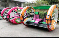 Manège de parc d'attractions Le Bar Car, voiture électrique rotative à 360 degrés, Happy Swing