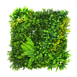 Pared de Plantas Artificiales Verdes de 50cm*50cm, Moldeado por Inyección de Plástico, Decoración del Hogar, Accesorios de Fotografía, Ecológico - Product Image 3