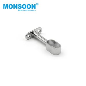 Soporte Moderno y Sencillo para Barra de Armario, Soporte Ovalado de Aleación de Zinc de Alta Resistencia para Ropa en Armarios - Product Image 3