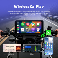 GPS para Motocicleta M17A, Pantalla Táctil de 6.25 Pulgadas, Navegación WiFi, Resistente al Agua, Apple CarPlay, Android Auto, Portátil, 1 Año de Garantía