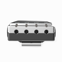 Appareil combiné TENS/EMS 4 canaux, 32 programmes, 100 niveaux d'intensité, stimulateur musculaire rechargeable en ABS, soulagement de la douleur, physiothérapie