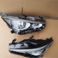 Conjunto de faros delanteros para Infiniti Q50 Q50L 2014-2017, reemplazo OEM, luz delantera LED DRL.