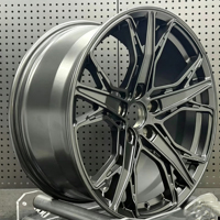 Nouvelles jantes en alliage d'aluminium forgé, design monobloc concave doré, finition chromée, décalées, 18-24 pouces, 5x112 114.3 120, compatibles avec Audi