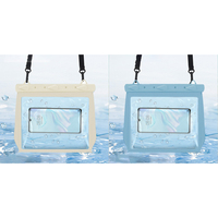 Pochette de téléphone transparente étanche à écran tactile, grande capacité, sac étanche pour la plage et la natation