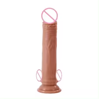 Vibrateur sexuel pour adultes ultra-réaliste et ultra-doux, très populaire, énorme dildo masculin pour femmes
