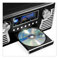Système audio professionnel pour la maison, radio AM/FM, gramophone rétro, vinyle LP, lecteur de CD, tourne-disque, phonographe, enregistreur, lecteur