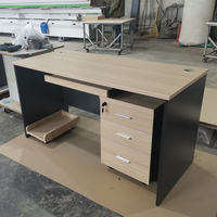 Bureau d'ordinateur à bande avec tiroir Table d'étude en bois pour la maison