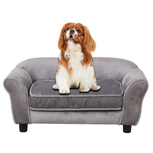 Sofá rectangular de lujo para mascotas, Cama grande para perro, producto para mascota - Product Image 1