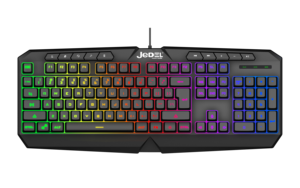 <span class=keywords><strong>Jedel</strong></span> Tùy Chỉnh 104 Phím Đa Phương Tiện LED Backlit Ánh Sáng Màng Chơi Game Bàn Phím Cho Văn Phòng & Máy Tính Để Bàn Sử Dụng - Product Image 5