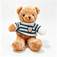 Boneka Beruang Bordir Custom Murah Grosir dengan Isian Kapas PP, Boneka Hewan Super Lembut, Harga Pabrik