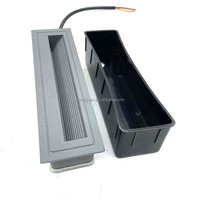 Lampes LED encastrées murales pour extérieur, 5W 6W, boîtier en aluminium, IP65, pour éclairage de marches et aménagement paysager nocturne