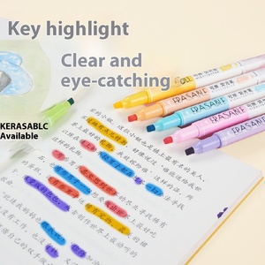 Bán buôn 6 màu sắc xóa được Tô Sáng mịn bằng văn bản xóa được tô sáng huỳnh quang bút - Product Image 5