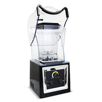 1.8L 1200w Maison Commercial Heavy Duty Blender Mixer Orange Fruit Juicer Smoothie blender machine avec Sound Enclosure