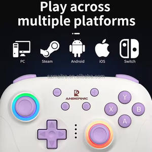 Control de <span class=keywords><strong>Juego</strong></span> Inalámbrico Anbernic RG P01, Joystick con Iluminación RGB, Joystick con Efecto Hall, Control de <span class=keywords><strong>Juego</strong></span> BT <span class=keywords><strong>para</strong></span> Android IOS - Product Image 6