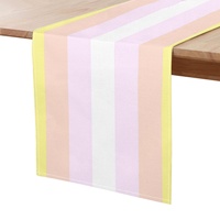 Chemin de table personnalisé à motif Pangender, imprimé sur le thème de l'arc-en-ciel gay, pour l'agencement des dîners à la maison et la décoration des comptoirs de cuisine et des fêtes.