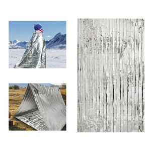 Manta de Emergencia 130x210cm 160x210cm Térmica de Supervivencia para Camping, Senderismo y Primeros Auxilios - Product Image 4