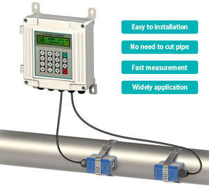 高精度壁掛け超音波流量計 4-20mA バッテリー駆動防爆型超音波流量計 - Product Image 1