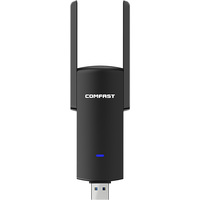 COMFAST CF-924AC V2  Adaptador Wifi Inalámbrico de Doble Banda de 1300Mbps Gigabit 2.4/5.8GHz USB3.0