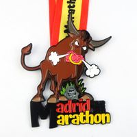 Fabricant de médailles, affichage de médailles de course de marathon personnalisé pour le sport