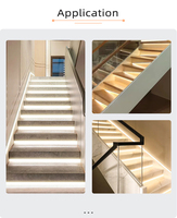 Offre Spéciale : Contrôleur LED d'escalier intérieur UL1032 3A avec capteur de mouvement PIR DC12V/24V, 2 têtes de détection, distance de détection de 1 à 3 m