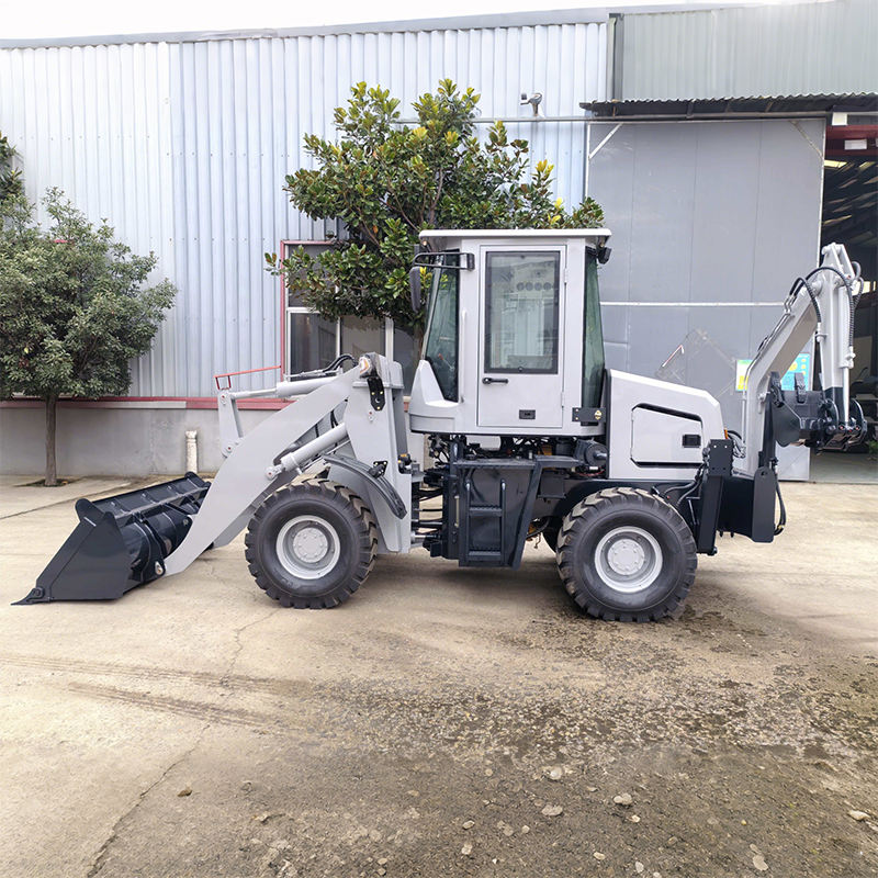 Compact Hydraulic 4x4 Backhoe Loader Digger Earth Moving Machine for ...