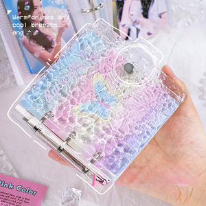 Album photo Kpop à 40 pochettes, effet dégradé de couleur, format 3 pouces, en acrylique à feuilles mobiles, motif vague d'eau, mini album photo, vente chaude - Product Image 3
