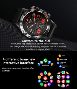 2023 lasting K52 BT Call Outdoor Sport Style Smartwatch per uomo 1.39 pollici schermo rotondo impermeabile Fitness Tracker Smartwatch - Product Image 5