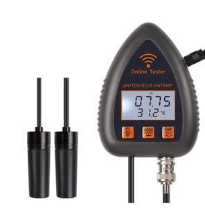 เครื่องตรวจวัดคุณภาพน้ำดิจิตอล 5 in 1 แบบ WiFi  วัดความเค็ม TDS EC/TDS/S.G  พร้อมแอปตรวจสอบ วัดค่า PH สำหรับสระว่ายน้ำและปลา - Product Image 1