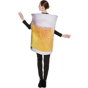 Disfraz de Jarra de Cerveza para Mujer Adulta, Traje de Fiesta de Halloween, Mono de Fibra de Poliéster, Disfraz Divertido para Cosplay - Product Image 5