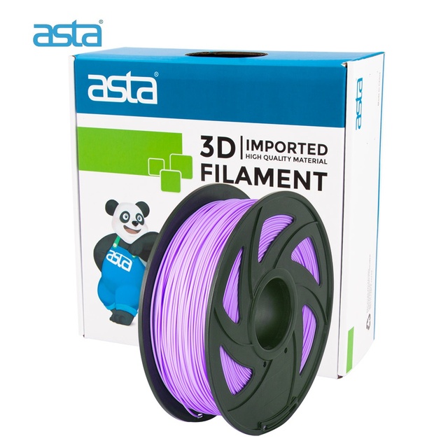 ASTA Supplier 1.75mm 1 Roll Good Quality Materials ABS PLA TPU PETG ASA PLA+ Light Violet 3D Printer Filament 1Kg