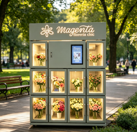 Distributeur Automatique de Fleurs Personnalisable pour la Conservation de la Fraîcheur – Distributeur Automatique de Fleurs Entièrement Automatique 24h/24 de Haute Qualité en Libre-Service