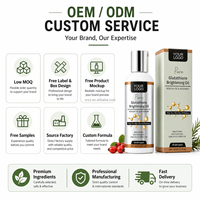 200ml Minyak Tubuh Pencerah Glutathione Minyak Wajah Melembapkan OEM Label Pribadi Perawatan Kulit